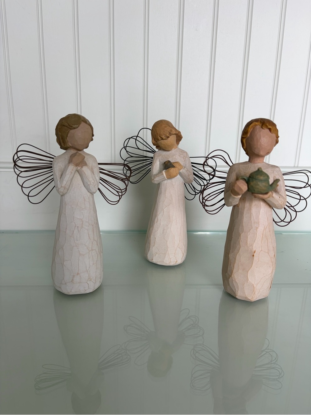 3 Willow Tree Angel Trio Figurines